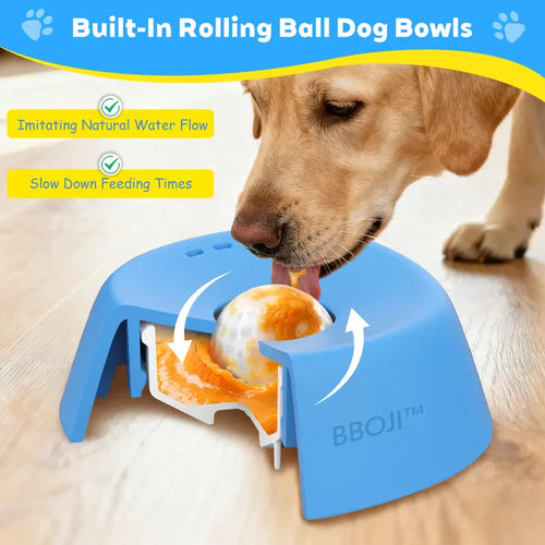 2026NEW🔥Vet-Recommended Slow Feeder Bowl for Dogs & Cats - Interactive Anti-Gulping Pet Dish for Healthy Tummies
