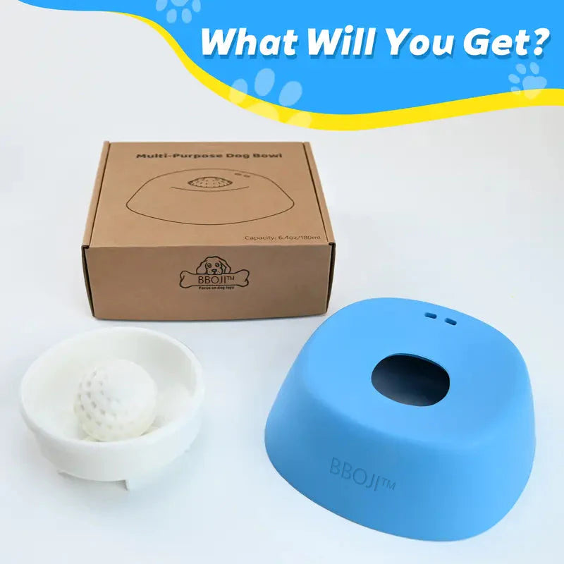 2026NEW🔥Vet-Recommended Slow Feeder Bowl for Dogs & Cats - Interactive Anti-Gulping Pet Dish for Healthy Tummies