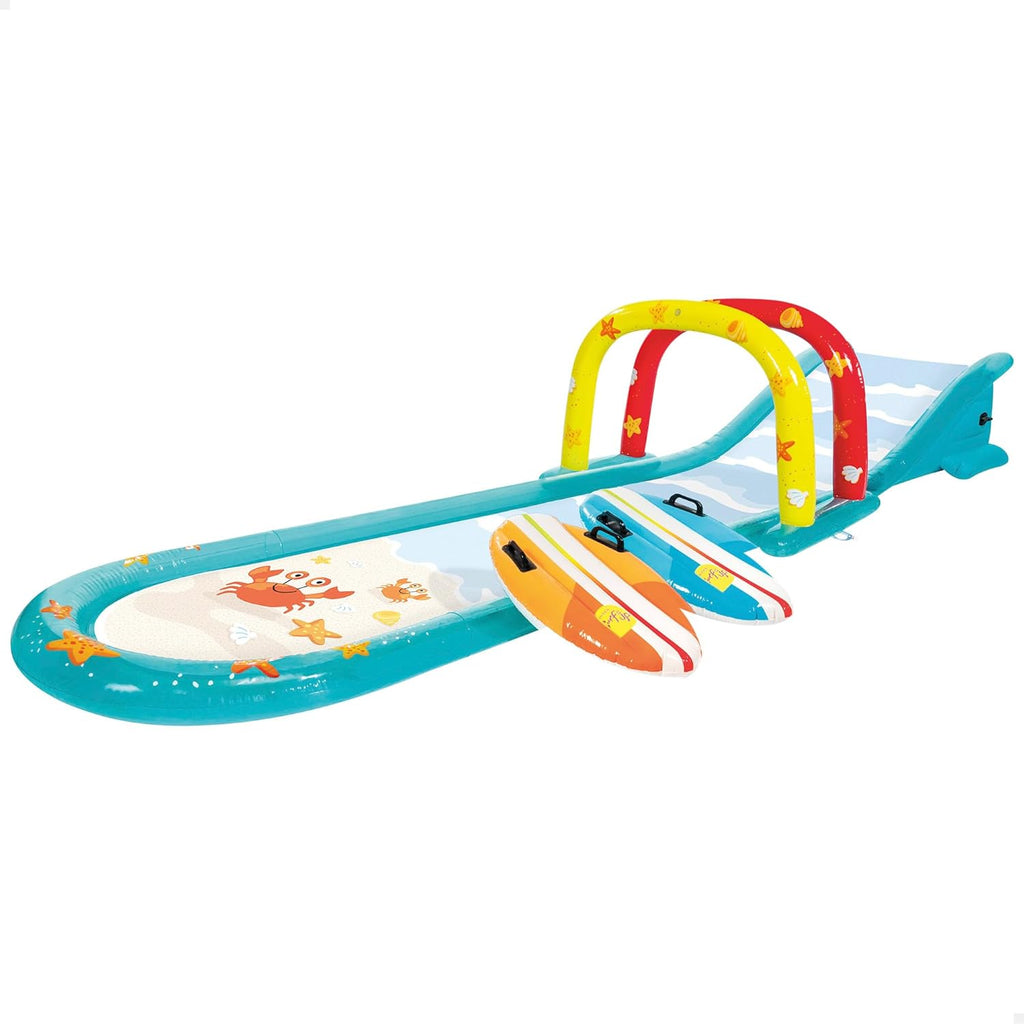 ☀️Children's Inflatable Slide💦with Water Sprinkler