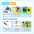☀️Children's Inflatable Slide💦with Water Sprinkler
