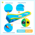 ☀️Children's Inflatable Slide💦with Water Sprinkler