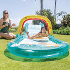 ☀️Children's Inflatable Slide💦with Water Sprinkler