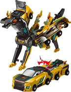 🎉Last Day 80% OFF⏰️Transforming Dinosaur Toys, 2 in 1 Magnetic Cars Collision Transform into Dino Toys