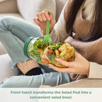 🎉Last Day Final Sale⏰️Salad Pod Mason Jar Side Open